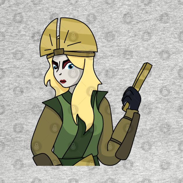 Rachel as Kyoshi by ceolsonart